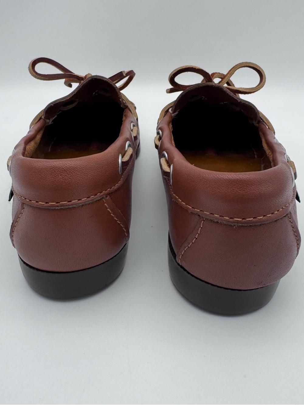 G.H. Bass Brown Leather Comfort Loafers Women 6.5 M Slip On Shoes - Picture 7 of 11